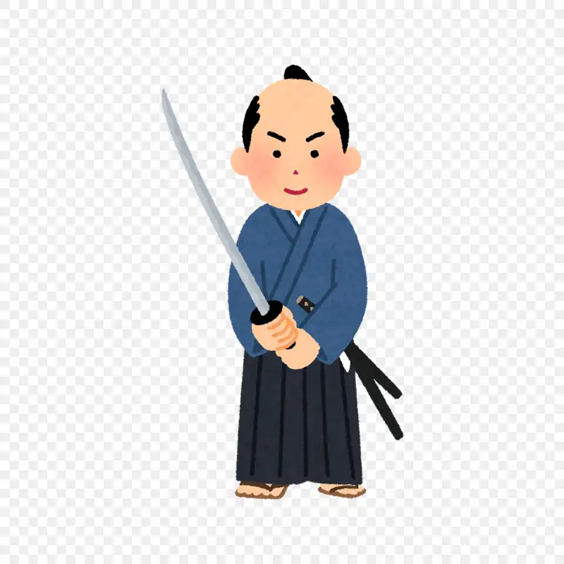 带刀日本武士