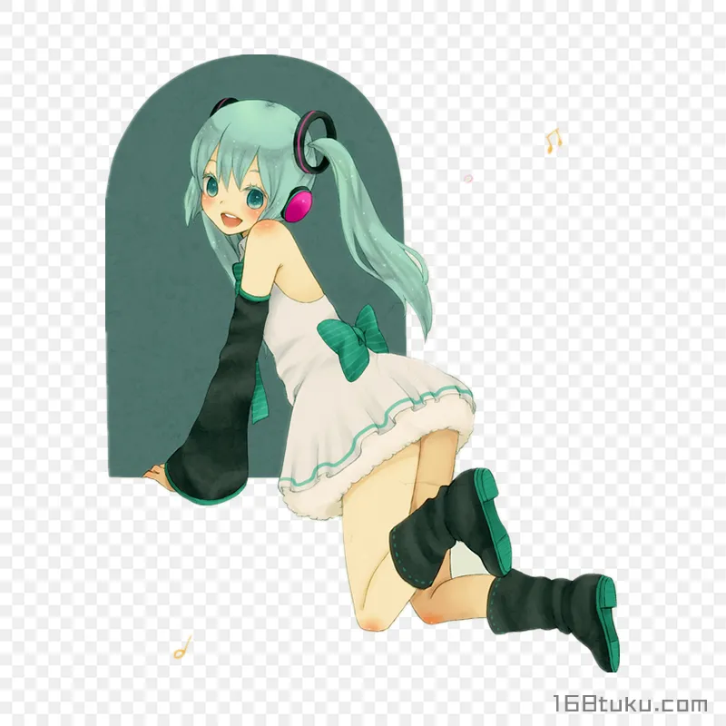 二次元动漫初音未来可爱女生miku