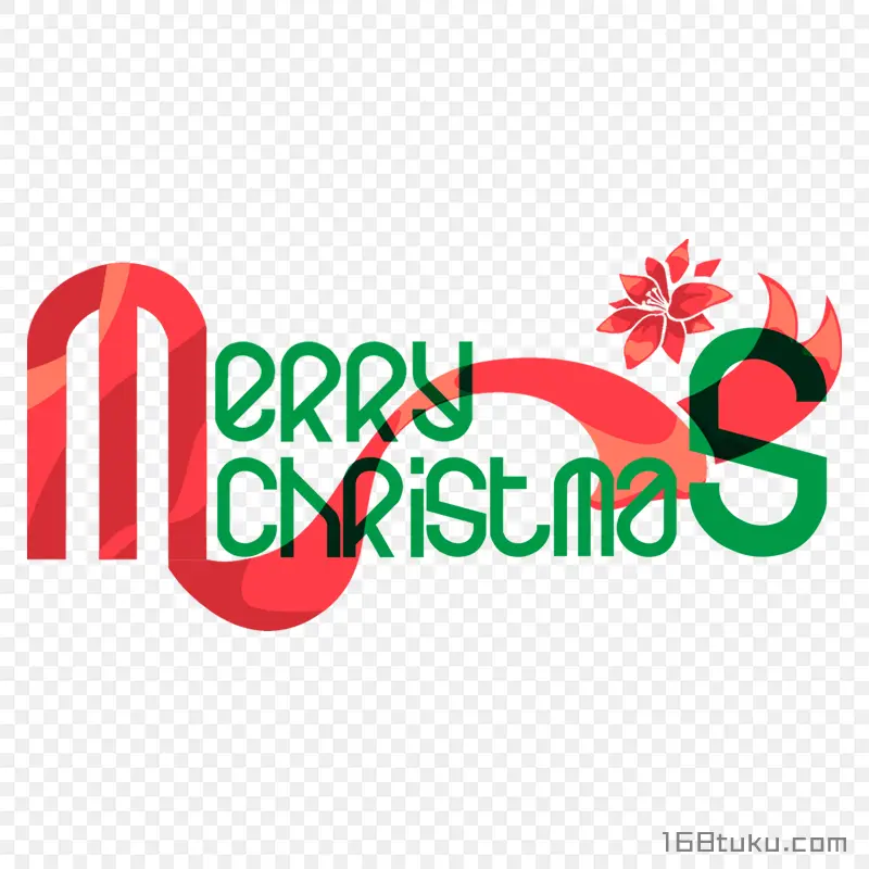 圣诞快乐英文Merry Christmas免费免抠素材